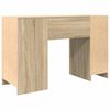 vidaXL Bureau chêne sonoma 120x42x76 cm bois d'ingénierie