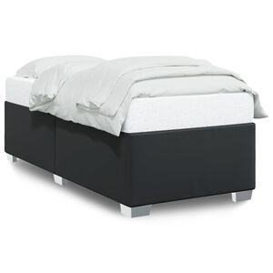 vidaXL Cadre de lit sans matelas noir 90x190 cm similicuir