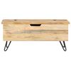 vidaXL Coffre 90x40x45 cm Bois solide de manguier
