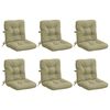 vidaXL Coussins de Chaise &agrave; Dossier Haut en 6 Pi&egrave;ces VIANEN 6 pc