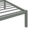vidaXL Cadre de lit sans matelas gris m&eacute;tal 120x200 cm