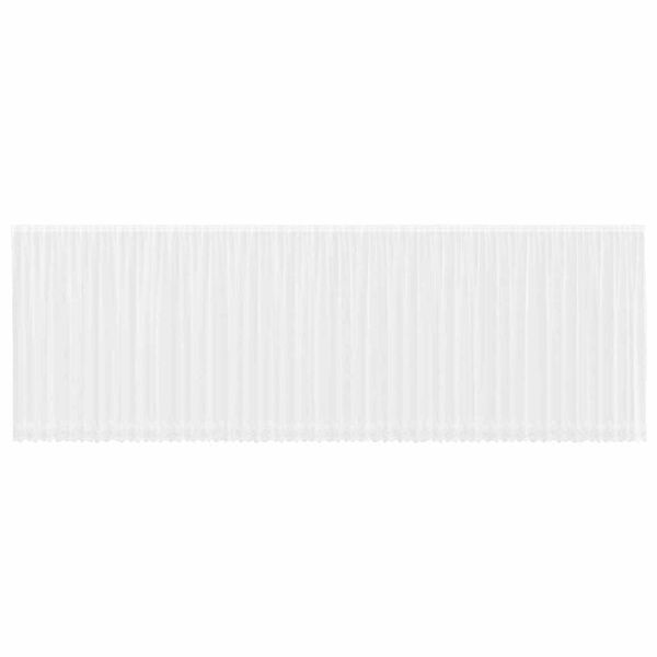 vidaXL Rideau en Dentelle Floral Blanc 240 x 1200 cm Polyester