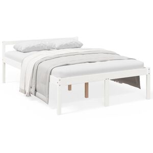 vidaXL Lit pour personne &acirc;g&eacute;e sans matelas 120x200 cm bois pin massif