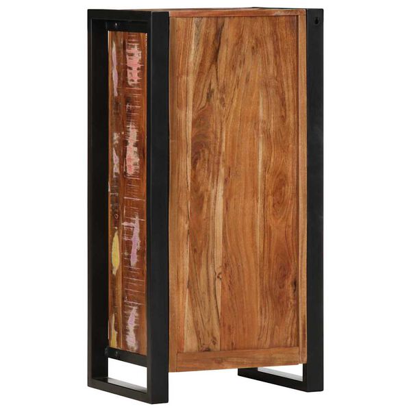 vidaXL Table de chevet 40x30x80 cm bois massif de r&eacute;cup&eacute;ration