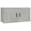 vidaXL Ensemble de meubles TV 3 pcs Gris b&eacute;ton Bois d'ing&eacute;nierie