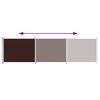 vidaXL Auvent lat&eacute;ral r&eacute;tractable de patio 600x160 cm marron