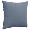 vidaXL Coussins de canap&eacute; 2 pcs Bleu 50 x 50 cm
