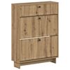 vidaXL Cabinet &agrave; chaussures EDE 78 x 24 x 103 cm Bois d'ing&eacute;nierie