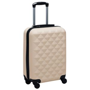 vidaXL Valise rigide Dor&eacute; ABS