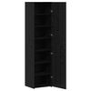 vidaXL Haut Armoire Ch&ecirc;ne noir 45 x 42,5 x 185 cm