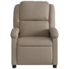 vidaXL Fauteuil inclinable &eacute;lectrique Cappuccino Similicuir