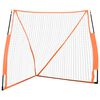 vidaXL Filet de baseball portable orange et noir 183x182x183 cm