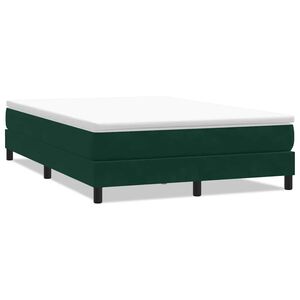 vidaXL Sommier &agrave; lattes de lit sans matelas vert fonc&eacute; 140x210 cm