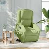 vidaXL Fauteuil inclinable &eacute;lectrique vert clair velours