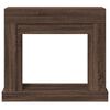 VidaXL Cadre de chemin&eacute;e ch&ecirc;ne marron 100x30x87,5 cm bois d'ing&eacute;nierie