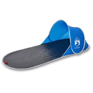 vidaXL Tente de plage bleu azur&eacute; escamotable imperm&eacute;able