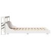 vidaXL Cadre de lit sans matelas blanc 120x200 cm bois de pin massif