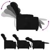 vidaXL Fauteuil inclinable &eacute;lectrique Noir Similicuir