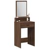 vidaXL Table de Toilette Ch&ecirc;ne brun 50 x 41 x 140 cm Bois d'ing&eacute;nierie