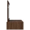 vidaXL Table de Toilette Marron 100 x 40 x 70 cm Bois d'ing&eacute;nierie