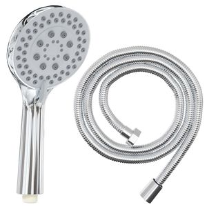vidaXL Ensemble de Douche Chrome 150 cm Acier inoxydable
