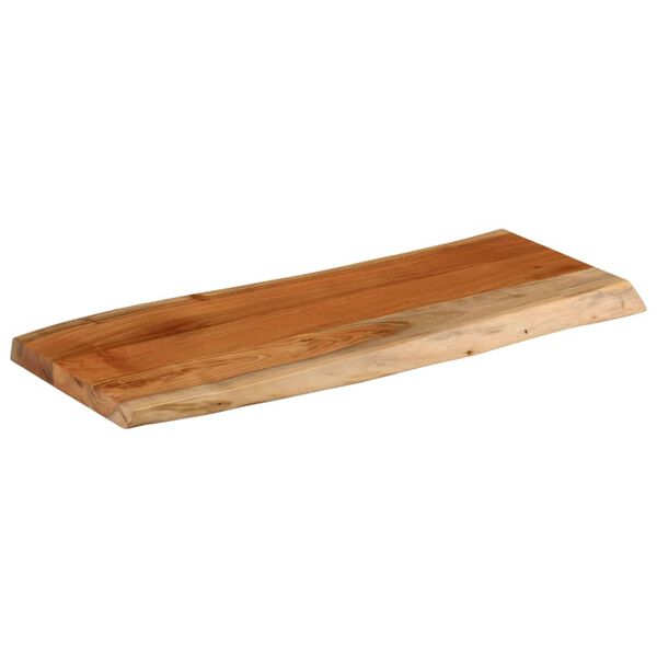 vidaXL Dessus de table 80x40x3,8 cm rectangulaire bois massif acacia