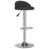 vidaXL Tabourets de bar lot de 2 noir similicuir
