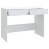 vidaXL Bureau Blanc 101x50x76,5 cm Agglom&eacute;r&eacute;
