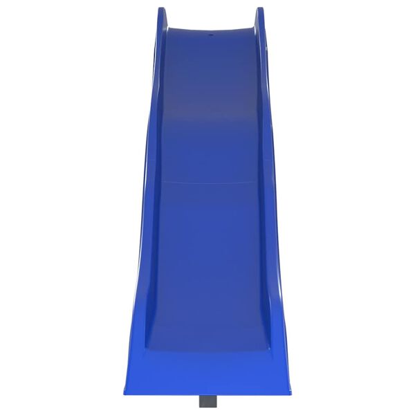 vidaXL Toboggan de jeu bleu 210x40 cm polypropylène