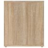 vidaXL Meuble TV Ch&ecirc;ne sonoma 100x35x40 cm Bois d'ing&eacute;nierie