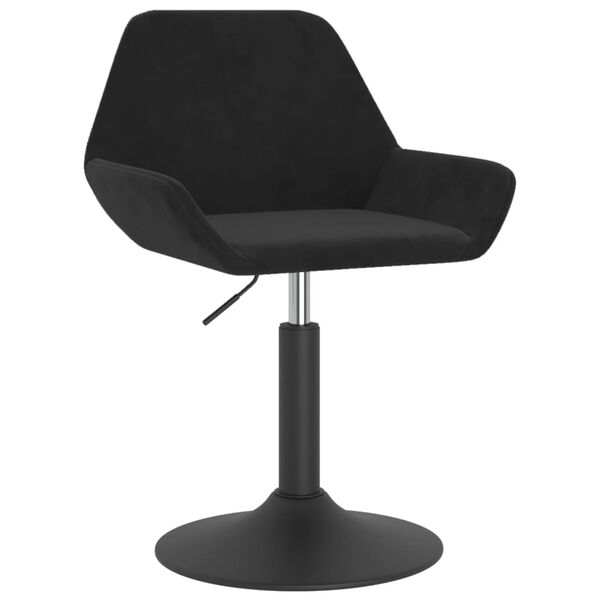 vidaXL Tabouret de bar Noir Velours