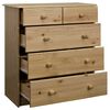vidaXL Commode 75x35x80,5 cm Bois de pin solide