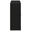 vidaXL Buffet Chêne noir 91 x 29,5 x 75 cm Bois d'ingénierie