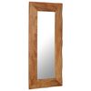 vidaXL Miroir cosm&eacute;tique 50x110 cm Bois solide d'acacia
