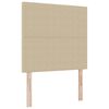 vidaXL T&ecirc;te de lit LED Vert gris 80 cm Tissu en velours c&ocirc;tel&eacute;