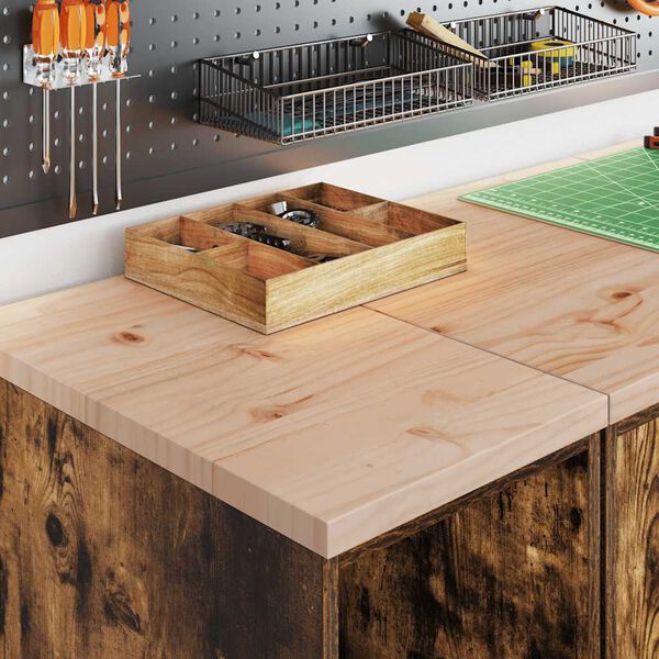 vidaXL Armoire de rangement de garage chêne fumé 30x51x85 cm bois pin