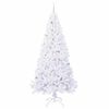 vidaXL Sapin de No&euml;l artificiel avec 300 LED Blanc 240 cm PVC et Acier