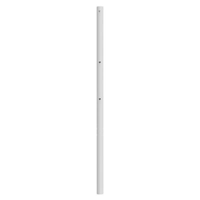 vidaXL Tête de lit métal blanc 100 cm