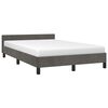 vidaXL Cadre de lit sans matelas gris fonc&eacute; 120x200 cm velours