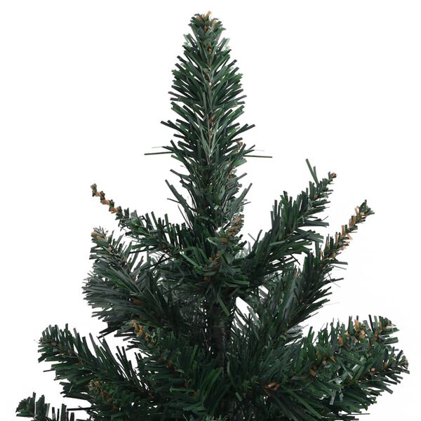 vidaXL Sapin de No&euml;l artificiel avec support Vert 90 cm PVC
