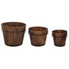 vidaXL Ensemble de jardini&egrave;re godet 3 pcs bois massif de sapin