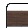 vidaXL Cadre de lit sans matelas 80x200cm ch&ecirc;ne marron bois ing&eacute;nierie