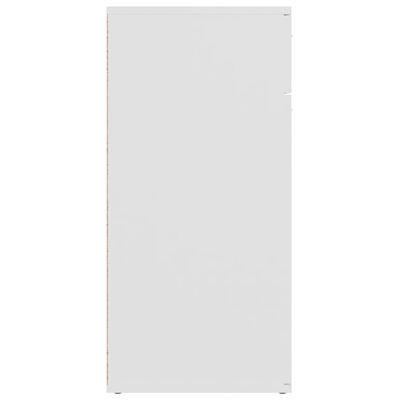 vidaXL Buffet blanc 80x36x75 cm bois d'ingénierie