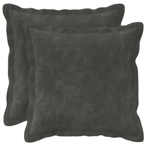 vidaXL Housse de coussin 2 pcs HOUTEN Anthracite 30 x 30 cm