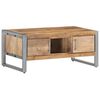 vidaXL Table basse 95x50x40 cm Bois de manguier brut