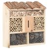 vidaXL H&ocirc;tel &agrave; insectes 30x10x30 cm Bois de sapin