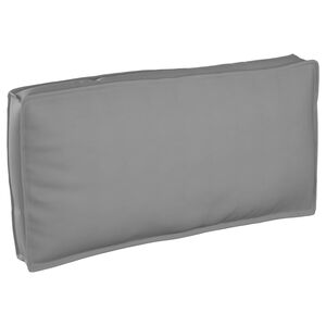 vidaXL Coussin Tissu Oxford Gris 120 x 60 x 12 cm