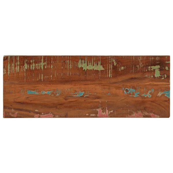 vidaXL Dessus de table 90x30x3,8 cm rectangulaire bois massif r&eacute;cup&eacute;r&eacute;
