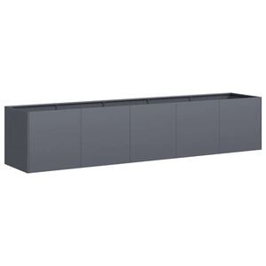 vidaXL Jardini&egrave;re Anthracite 200x40x40 cm Acier lamin&eacute; &agrave; froid