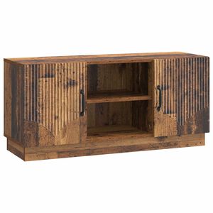 vidaXL Meuble TV 102 x 34,5 x 47 cm Bois ancien Bois d'ing&eacute;nierie
